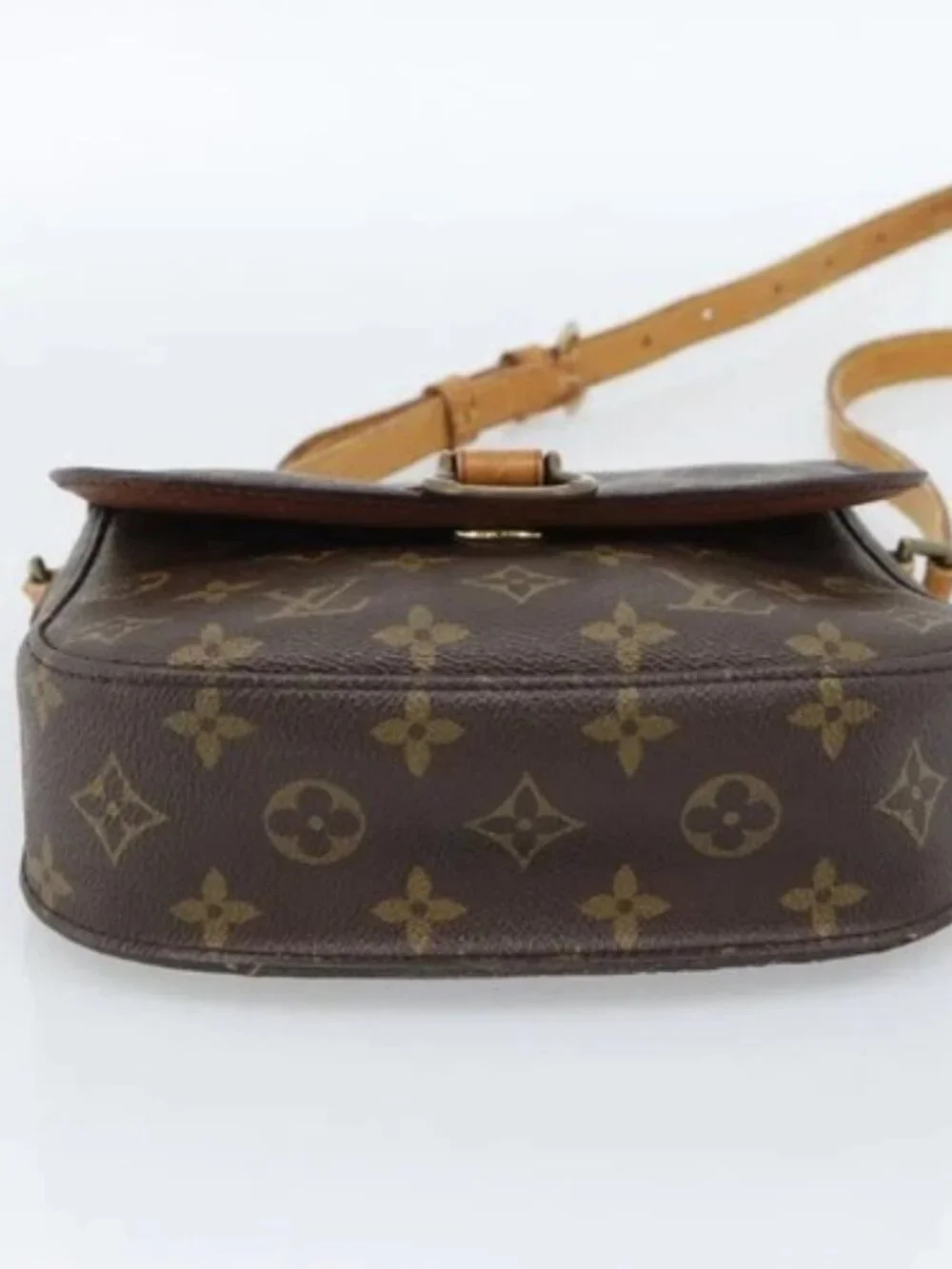LOUIS VUITTON Monogram Saint Cloud MM Shoulder Bag M51243 LV Auth ki6686